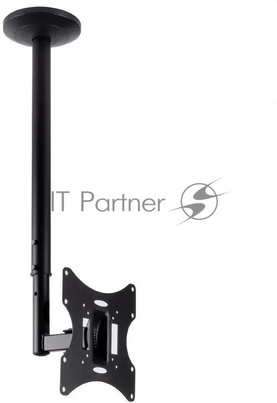 Кронштейн потолочный ARM media LCD-1000 для ЖК ТВ 10"-37", 2 ст. свободы, VESA 75/100/100*200/200, max 30 кг черный