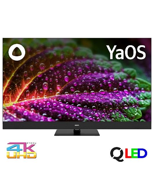Телевизор BBK 43" 43LED-8259/UTS2C черный QLED UHD 60Hz Яндекс ТВ 1.5GB/8GB
