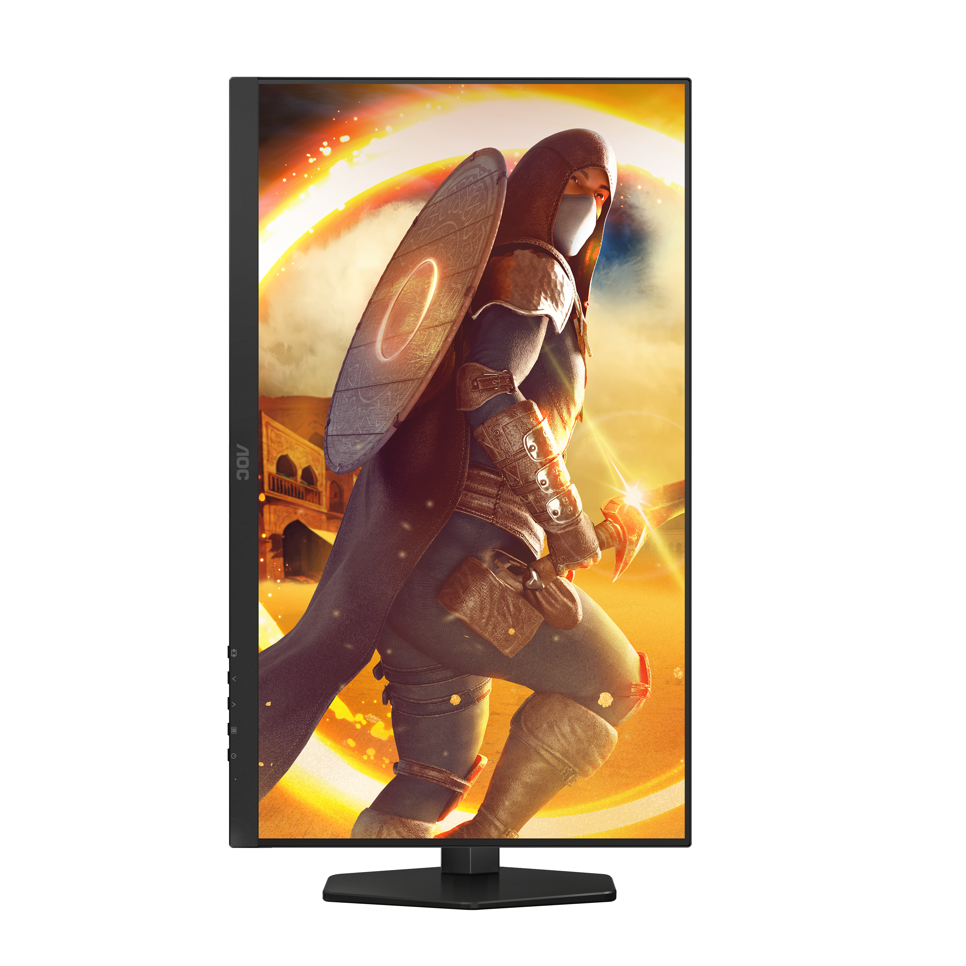 Монитор 27" AOC Q27G4XF Fast IPS 2560x1440, 180 Гц, 0.5 мс, 16:9, 300 кд/м², HDMI 2.0, DP 1.4, 3.5 Jack, HDR10, Adaptive-Sync, черный