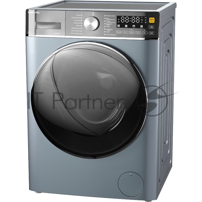 Стирально-сушильная машина HIBERG i-DDQ8 - 10614 Sd темно-серый загр. фронтальная макс.: 10,5 кг 1400 об/мин класс: А+++