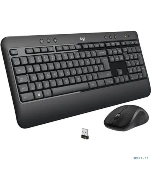 Комплект клавиатура+мышь Logitech MK540 Advanced беспроводной, USB, 1000 DPI, чёрный