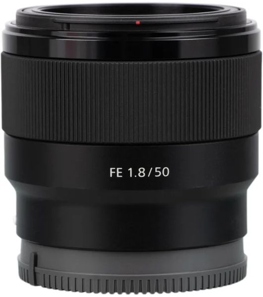 Объектив Sony SEL50F18F.SYX, 50 мм, f/1.8, фикс-объектив, компактный светосильный стандартный объектив с асферическим элементом, Sony E (FE), черный