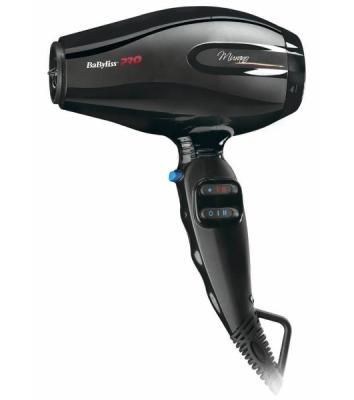Фен BaByliss Pro Murano черный, 2000 Вт, компактный, ионизация