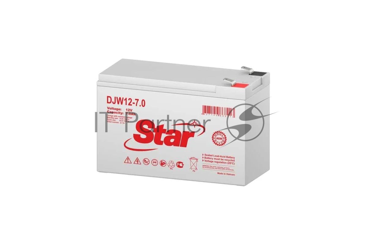 Батарея для ИБП STAR/Leoch DJW12-7.0 (12V 7Ah)