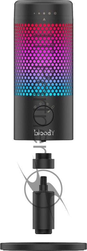 Микрофон проводной A4Tech Bloody GM50 Pro 2.5м черный