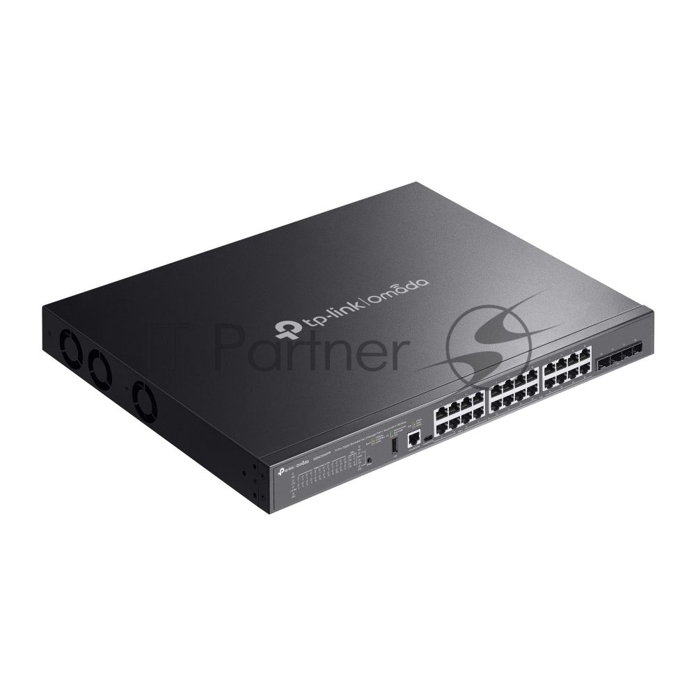 Коммутатор TP-Link SG5428XMPP, 24×1 Гбит/с PoE++ + 4×10 Гбит/с SFP+, управляемый