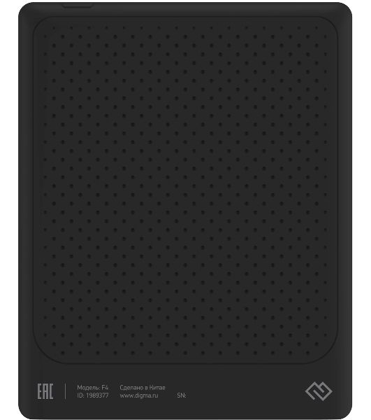 Электронная книга Digma F4 5.83" E-ink HD Carta 680x920 Touch Screen 1.2Ghz 1Gb/8Gb/SD/microSDHC/подсветка дисплея черный