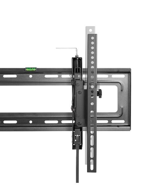Универсальное наклонное настенное крепление Wize Pro T55X для 32"-80" дисплеев, Max VESA 600x400 мм, наклон +5/-12°, расстояние от стены 8-13,4 см, до 70 кг, черный