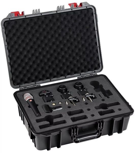 Набор микрофонов для ударной установки sE Electronics V PACK VENUE 1 х микрофон V KICK, 2 х микрофона V BEAT, 1 х крепление V CLAMP, 1 х микрофон V7 X, пластиковый кейс