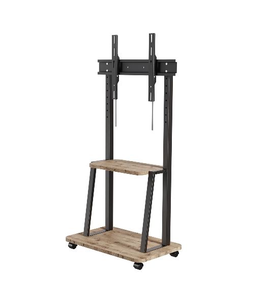 Стойка для телевизора Holder PR-108 черный/береза 32"-65" макс.40кг напольный мобильный