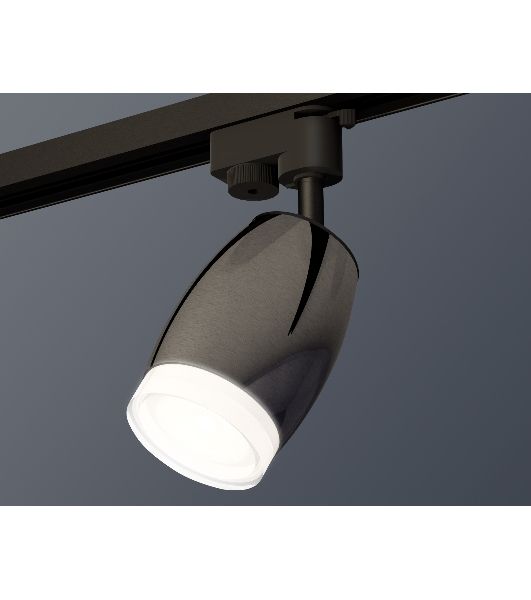 Светильник Ambrella light XT1123012 DCH/SBK/FR черный хром/черный песок/белый матовый MR16 GU5.3 (A2521, C1123, N7160)