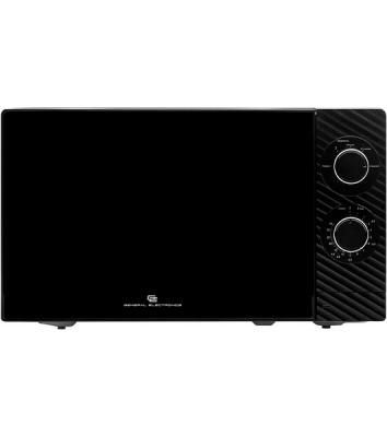 Микроволновая печь General Electronics GE-MS120B черный, 20 л, 700 Вт, переключатели - поворотный механизм