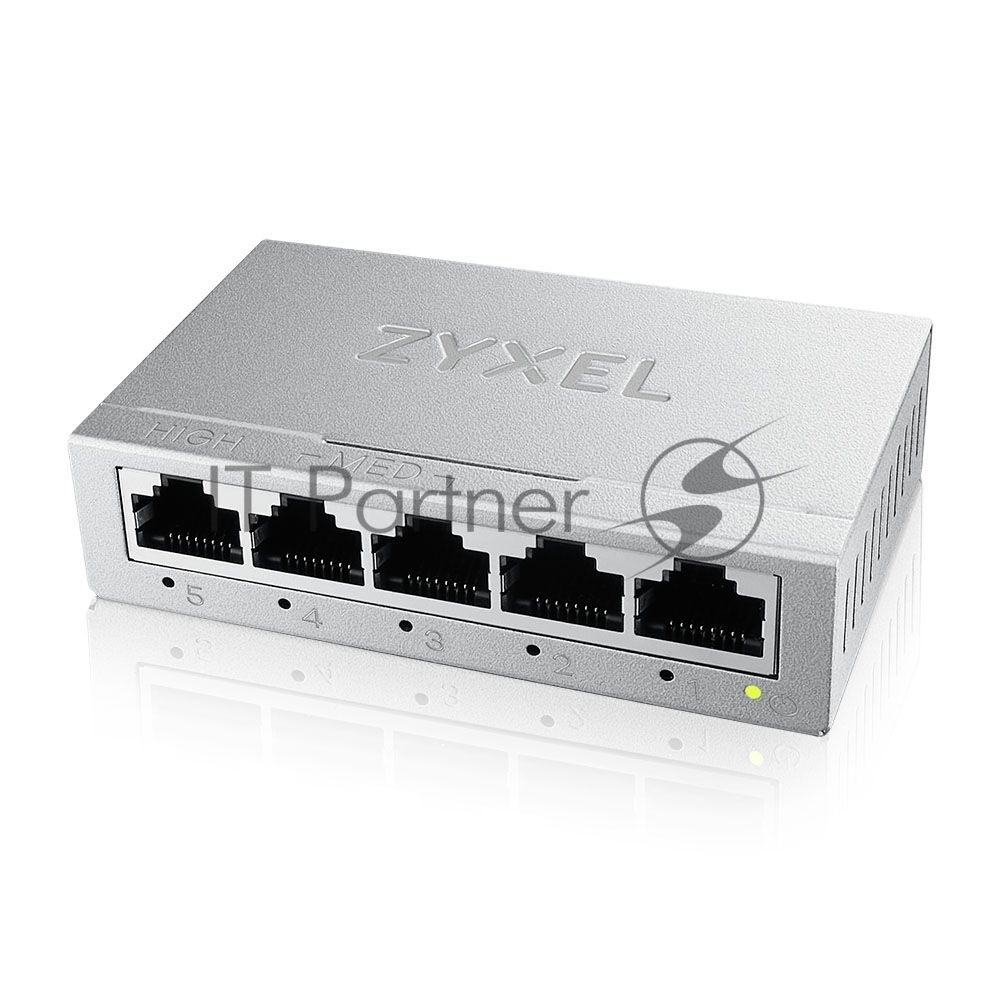 Коммутатор Zyxel GS-105B v5, 5 портов 1000 Мбит/с