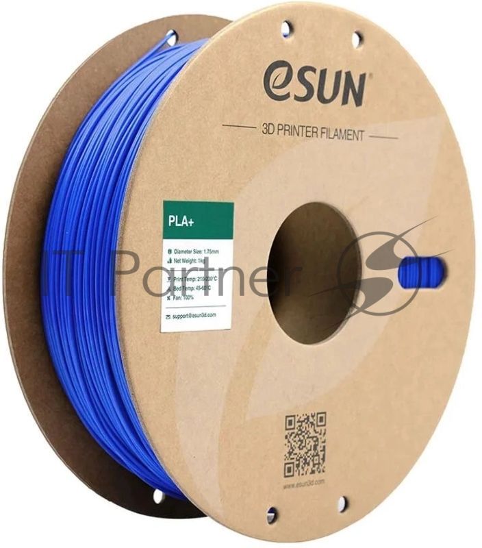 Пластик для принтера 3D Esun PLA+175U1 PLA d1.75мм 1кг 1цв. синий