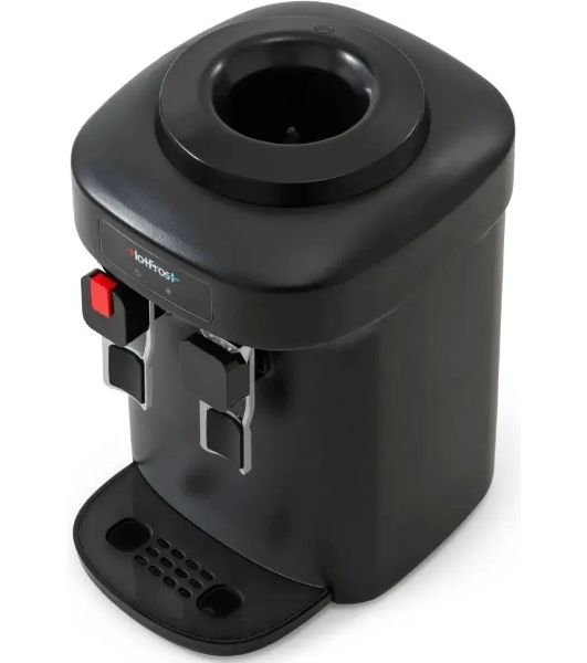 Кулер для воды HotFrost D65EN, верхняя загрузка, нагрев 90 °С, охлаждение 10 °С, черный