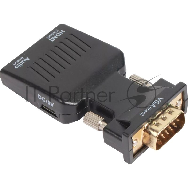 Переходник VCOM CA337A VGA(M)+audio+microUSB --> HDMI(F)1080*60Hz