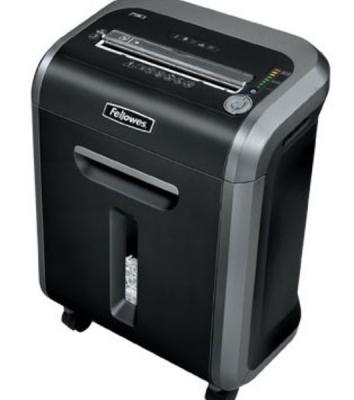 Шредер Fellowes 79Ci. (14 листов), 23 литра, 3,9х38 мм (класс 3), 100%Jam Proof, уничтожает: скобы/скрепки/карты/CD