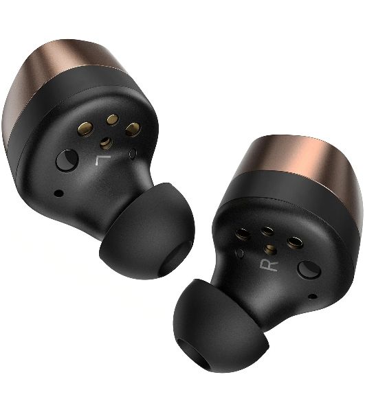 Гарнитура внутриканальные Sennheiser Momentum True Wireless 4 черный/медный беспроводные bluetooth в ушной раковине (700367 MTW4 BLACK COPPER)