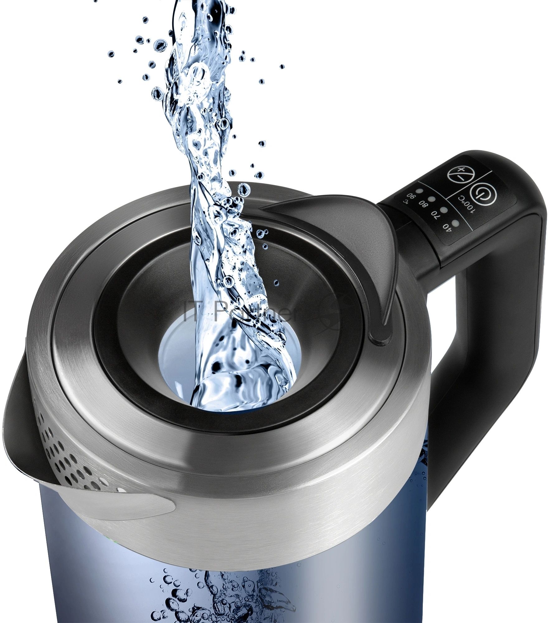 Чайник электрический POLARIS PWK1725CGLD WIFI IQ Home, 1,7 л, 2200 Вт, стекло