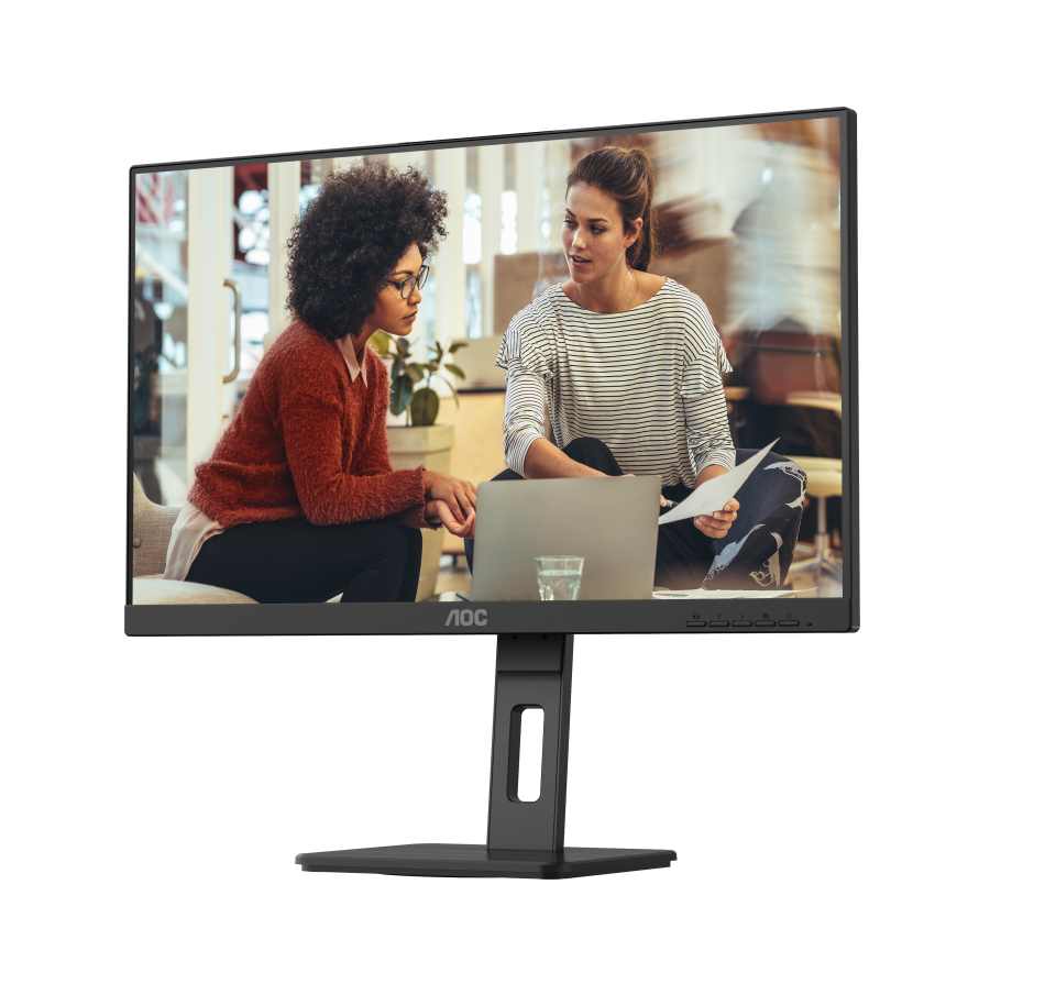 Монитор 27" AOC U27E3UF IPS 3840x2160, 60 Гц, 4 мс, 16:9, 350 кд/м², 2xHDMI 2.0, DP 1.4, 3.5 Jack, динамики (2x2 Вт), USB Hub (4x USB 3.2 Gen 1), HDR10, Adaptive-Sync, черный