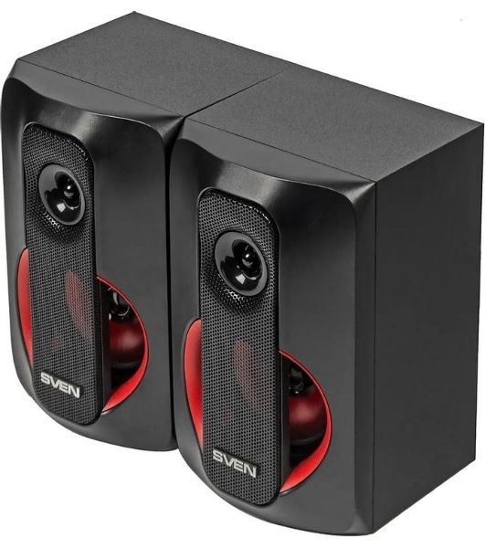 Колонки SVEN AC MS -304, черный Акустическая система, беспроводная передача сигнала по Bluetooth, суммарная мощность (RMS), Вт - 40, выходная мощность (RMS), Вт - сабвуфер: 20, сателлиты: 20 (2 х10), частотный диапазон, Гц - сабвуфер: 40 – 150, сателлиты:
