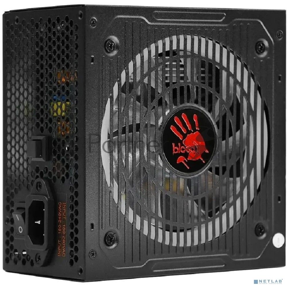 Блок питания Bloody BD-PS700W, 700Вт, 80 PLUS WHITE, 120мм, черный