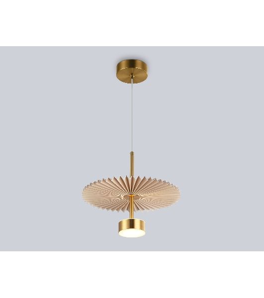 Светильник Ambrella light LH72603 BR/WH латунь/бежевый 6W 3000K D300*260-1770