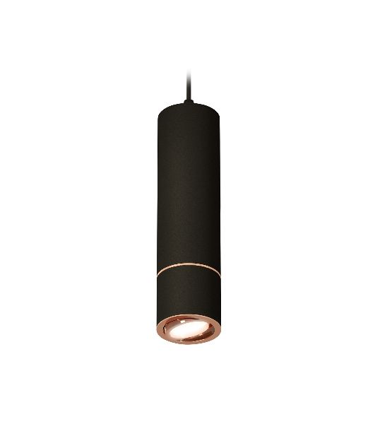 Светильник Ambrella Light XP7402055 SBK/PPG черный песок/золото розовое полированное MR16 GU5.3