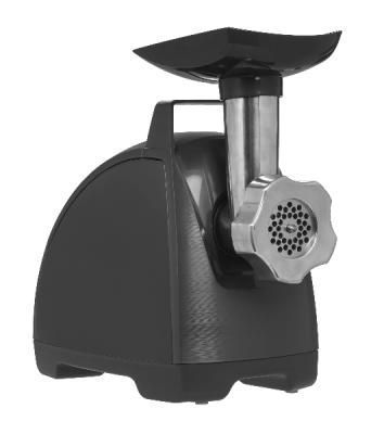 Мясорубка электрическая Moulinex ME682832 черный, 2000 Вт, 2.6 кг/мин, реверс, защита от перегрузки, насадки - 4