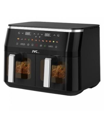 Аэрогриль JVC JK-MB110 черный, 3400 Вт, 6 л, сенсор, 12 программ