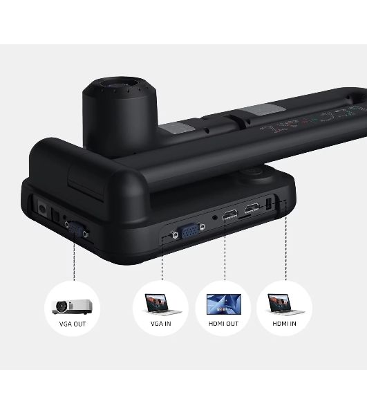 Документ-камера IQBoard [IQView E4521] 8 мегапикселей (разрешение 3840x2160), 10 digital zoom, интерфейсы: HDMI, VGA, USB 2.0, встроенное программное обеспечение без установки на ПК