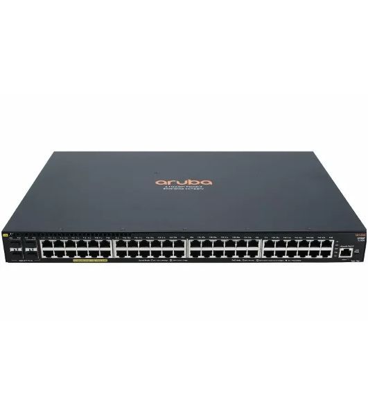 Коммутатор HPE Aruba 2930F 48G PoE+ 4SFP, 48×1 Гбит/с PoE+ + 4×1 Гбит/с SFP, управляемый