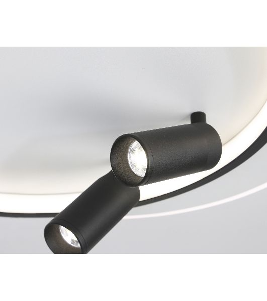 Светильник Ambrella light FL5137/2+2 WH/BK белый/черный 66W 3000K/4200K/6400K+4200K 500*420*130 (ПДУ ИК)
