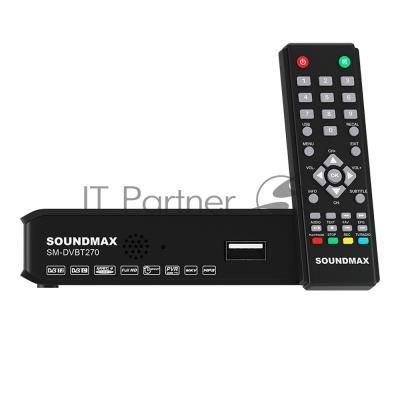 Телевизионная приставка SOUNDMAX SM-DVBT270 Телевизионная приставка SOUNDMAX SM-DVBT270