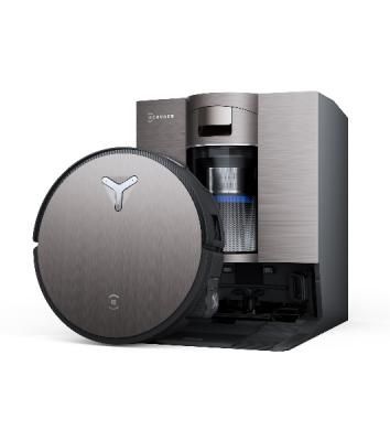 Робот-пылесос Ecovacs Deebot X11 OmniCyclone черный/коричневый, 6400 мА*ч Li-Ion, уборка сухая/влажная, пылесборник контейнер 0.22 л