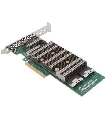 Контроллер Adaptec Microchip SmartRAID 3258-16i/e 24G SAS adapter, 16 Gbps NVMe Gen 4, 24 Gbps SAS-4, and 6 Gbps SATA full tri-mode SAS/SATA/ NVMe adapters, 8-lane (x8) PCIe Gen 4 host interface