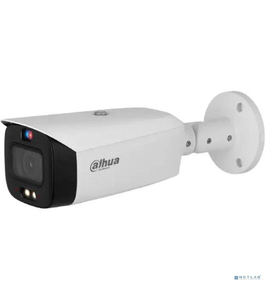 Уличная цилиндрическая IP-видеокамера TiOC DAHUA DH-IPC-HFW3849T1P-ZAS-PV-S5 с ИИ и активным сдерживанием 8Мп, 1/2.8” CMOS, моторизованный объектив 2.7~13,5мм (5x), видеоаналитика, ИК 50м, LED 40м