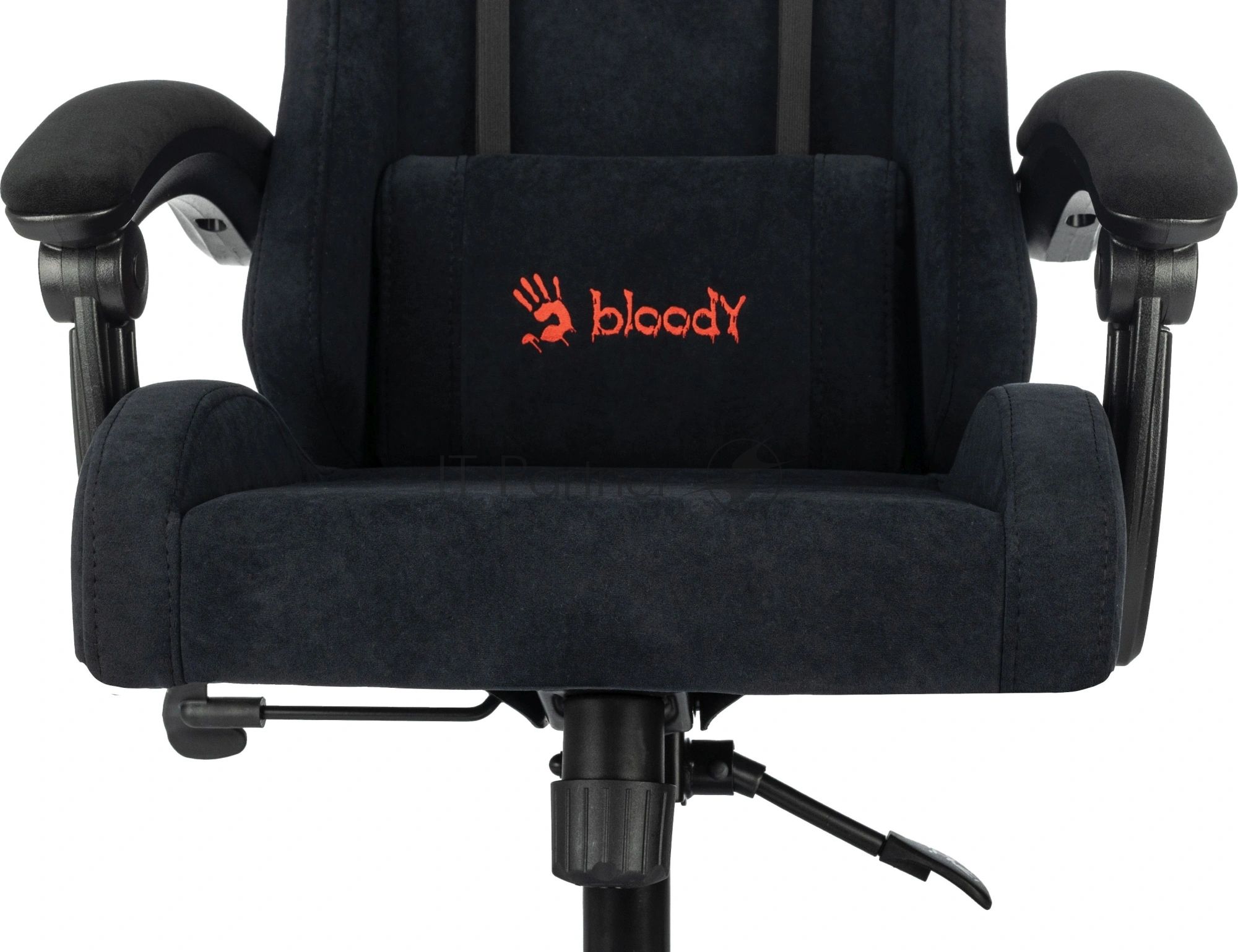 Кресло A4Tech Bloody GC-560 черный, ткань, 150 кг, подголовник, регулируемые подлокотники, механизм качания