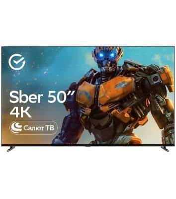 Телевизор Sber 50" SDX-50UQ6032 темно-серый DLED UHD Smart TV SBER