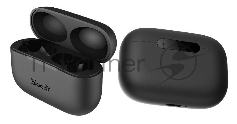Наушники TWS A4Tech Bloody M30 черный, внутриканальные, Bluetooth