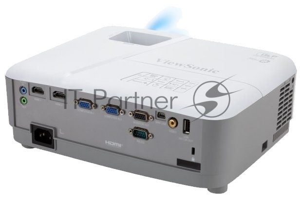 Проектор ViewSonic PA503XP (DLP, XGA 1024x768, 3600Lm, 22000:1, 2xHDMI, 1x2W speaker, 3D Ready, lamp 15000hrs, White, 2.2kg)