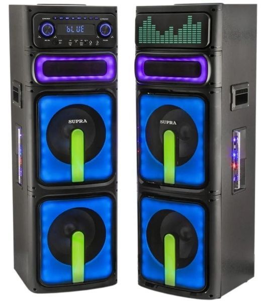 Минисистема Supra SMB-2050, 180Вт, FM USB BT SD, черный