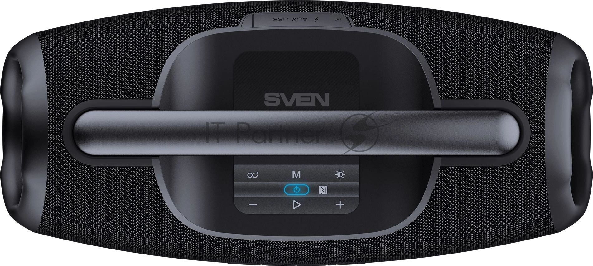Портативная акустическая система SVEN PS-990, черный, 2.0, 2x90 Вт (RMS), IPx7, TWS, Bluetooth, USB, аккумулятор