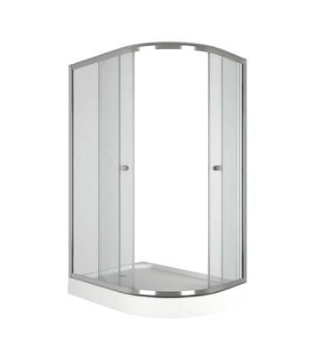 Душевой уголок BAU Dream Hit с поддоном 120x80х195, прозрачное закаленное стекло, хромированный проф