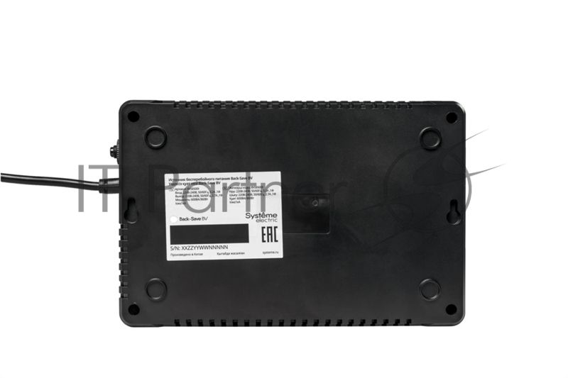 Источник бесперебойного питания Systeme Electriс Back-Save, 600VA/360W, 230V, Line-Interactive, AVR, 6xC13 Outlets, USB charge(type A), USB