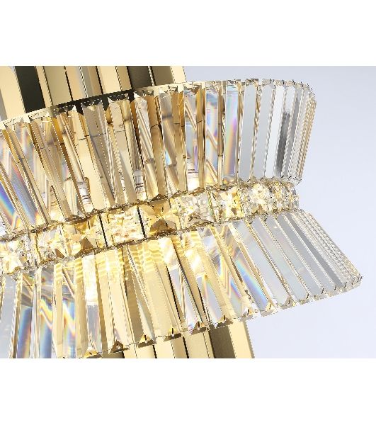 Люстра Ambrella light LH41017/12 BS/CL латунь/прозрачный E14*12 max 40W D560*660