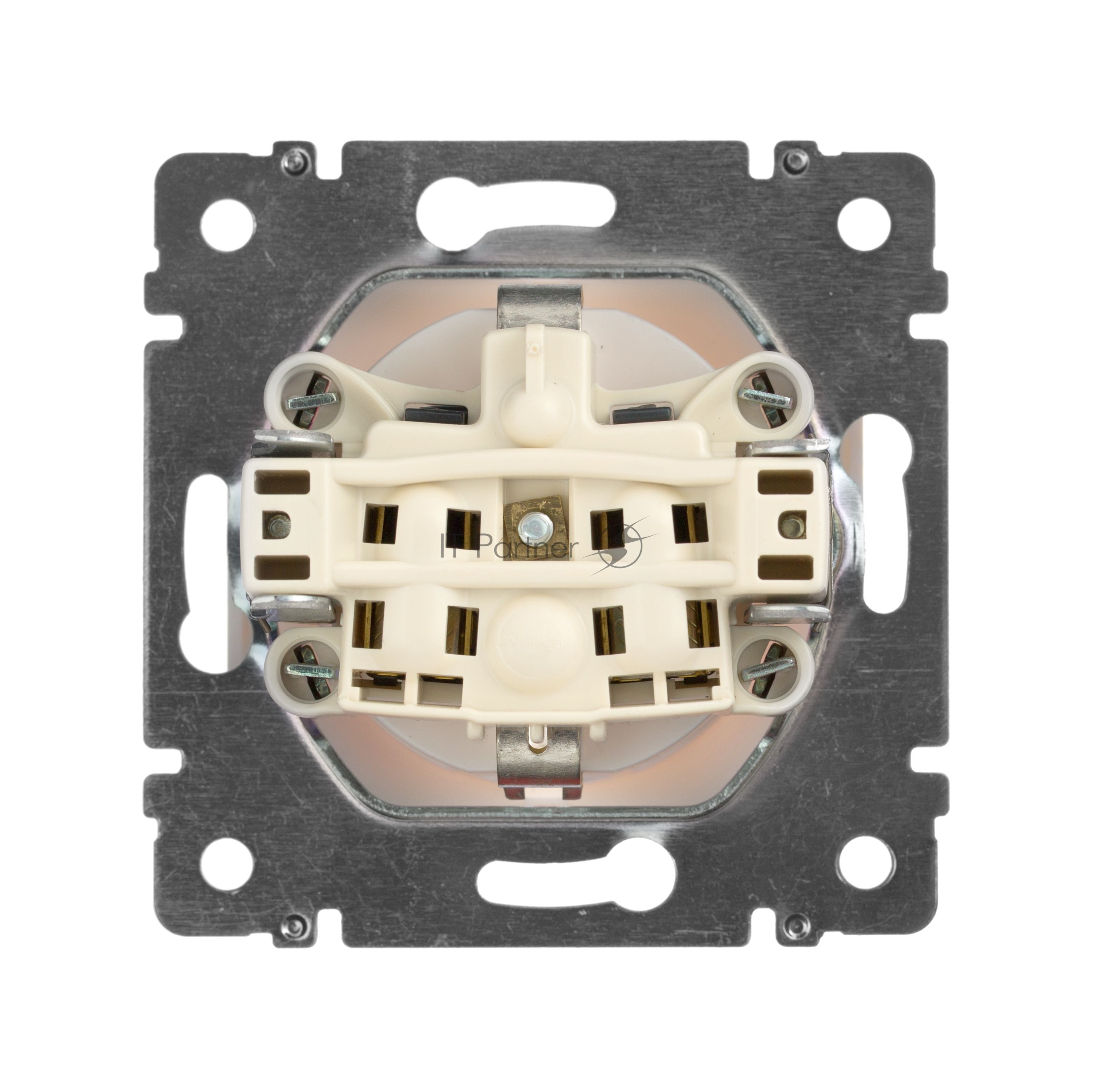 Розетка электрическая Valena с заземлением и шторками (белая) Legrand 774421