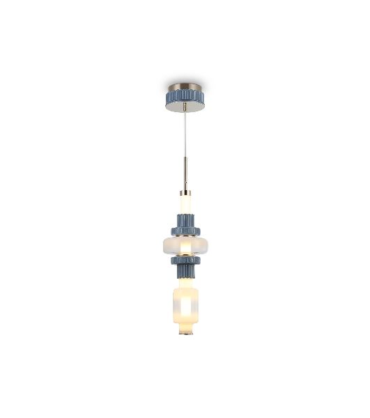 Светильник Ambrella light LH53121 GD/WH/GB золото/белый/серо-синий 19W 3000K D160*1880