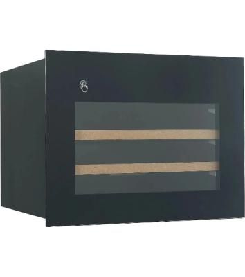 Винный шкаф встраиваемый Hyundai HBWC 0461 SCT 1-нокамерн. черный