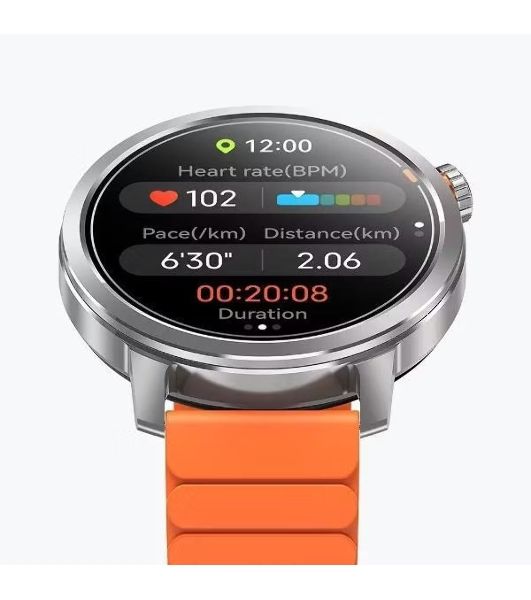 Умные часы KOSPET ORB, 1.43" AMOLED, Bluetooth, IP68, серебристый